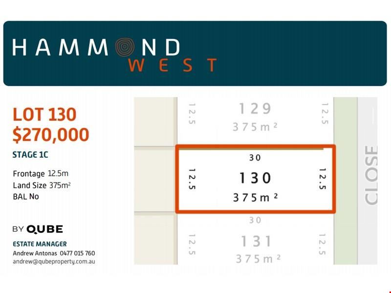 Lot 130,  Almond Close, Hammond Park WA 6164