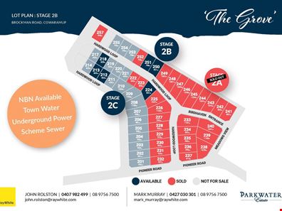 PL 218 Parkwater Estate, 'The Grove', Cowaramup WA 6284