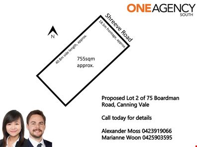 Proposed lot Shreeve Road (75 Boardman Rd), Canning Vale WA 6155