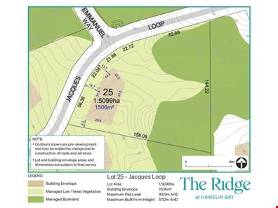 Lot 25,  Jacques Loop - The Ridge Hamelin Bay, Hamelin Bay WA 6288