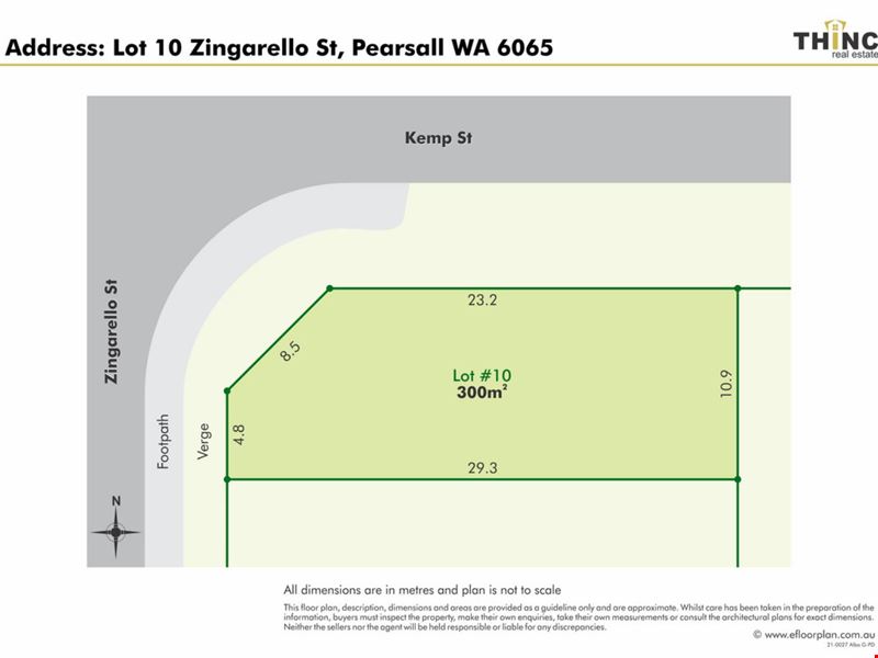 Lot 10 Zingarello Street, Pearsall WA 6065