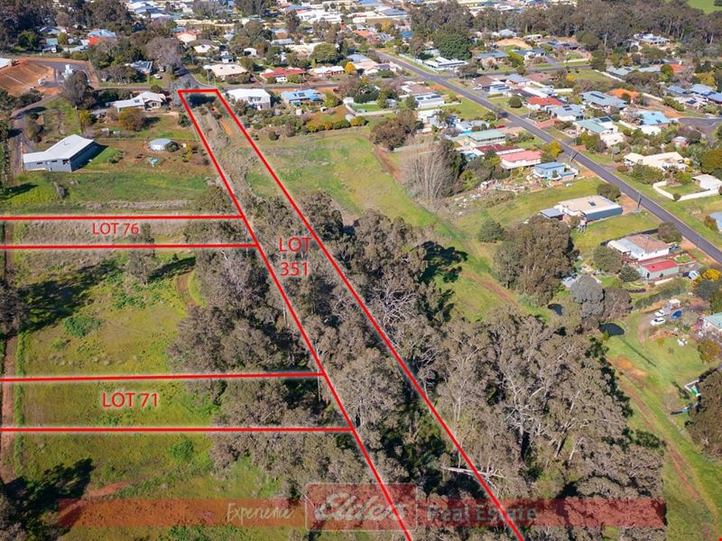 Lot 351/71/76,  Victoria Parade, Donnybrook WA 6239